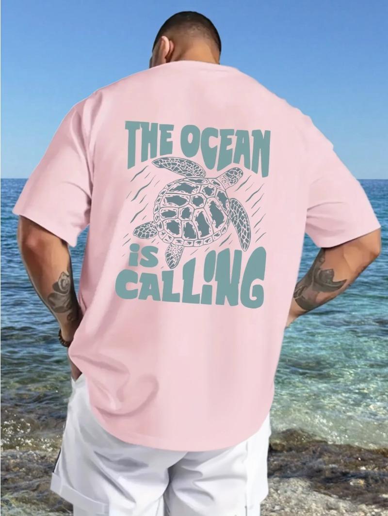 Men s Casual Turtle T-Shirt S