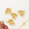 3Pcs/Lot Golden Silvery 11/13/15mm Metal Clavicle Necklace Clasp Spring Clasp For DIY Fashion Jewelry Making Finding Accessories