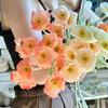 Artificial Flowers Faux Silk Flower Branch with Stems Real Touch Fake Flower Arrangement for Spring Home Kitchen Table Decor