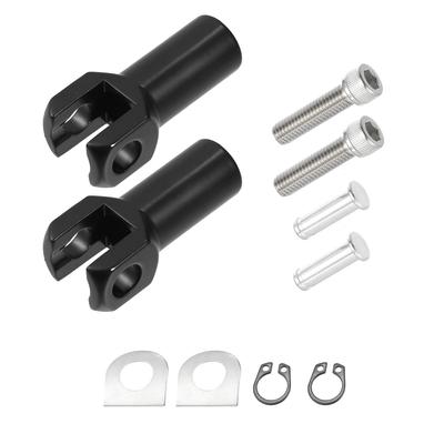X AUTOHAUX Passenger Foot Peg Support Mount Clevis Kit for Left and Right Harley