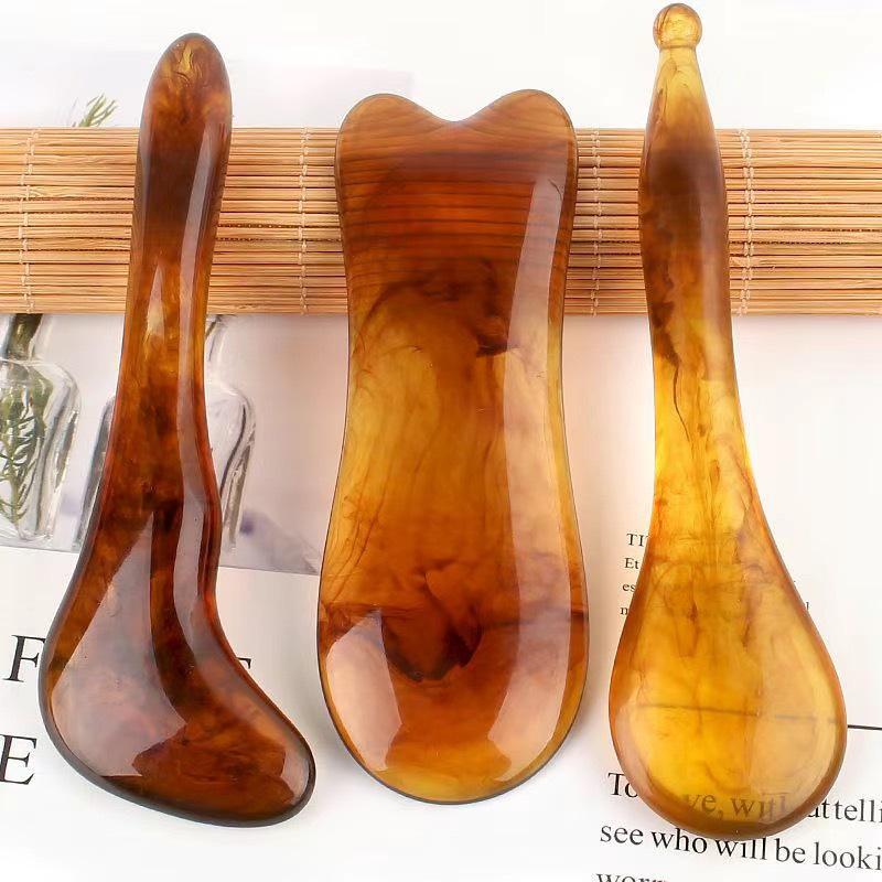 Facial Meridian Lifting Brush & Foot Acupoint Acupressure Pen Gua Sha Massager