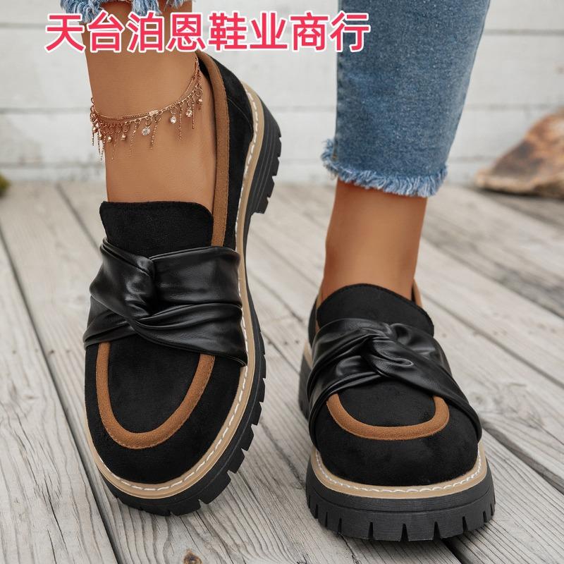 

Spring and Autumn New Round Head Large Size Single Shoes Women s One Pedal Hollow Bow Women 36 светло-коричневого