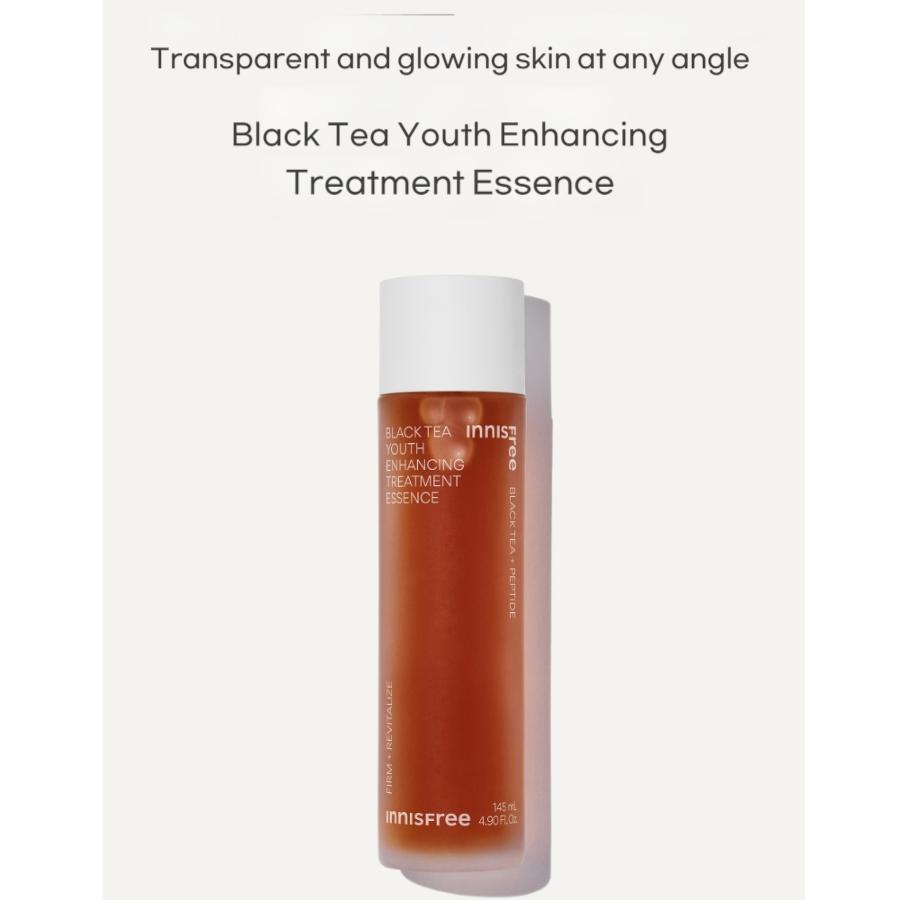 Innisfree Czarna Herbata Esencja Wzmacniająca Młodość 75ml,145ml
