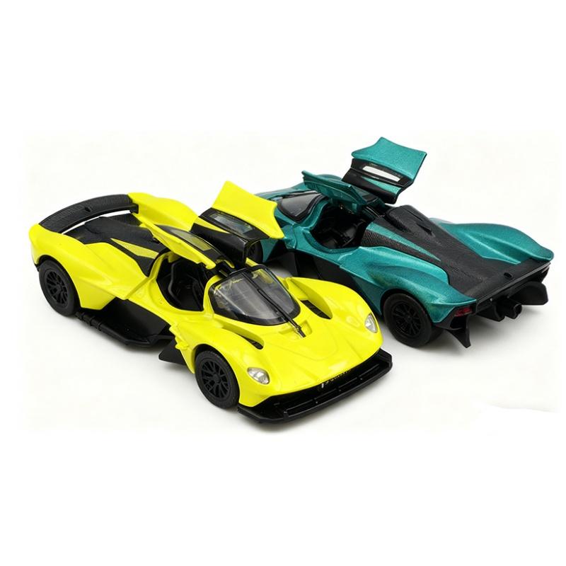 1/39 Aston Martin Valkyrie Alloy Track Sports Car Model Diecast Metal Racing Super Vehicles Car Model High Simulation Kids Gifts