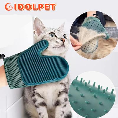 Guanto per peli di gatto e guanto per la rimozione dei peli di animali domestici, guanto per la toelettatura dei cani, spazzola per la perdita di pelo, guanto per la rimozione dei peli di animali domestici per la pulizia, guanto per la toelettatura