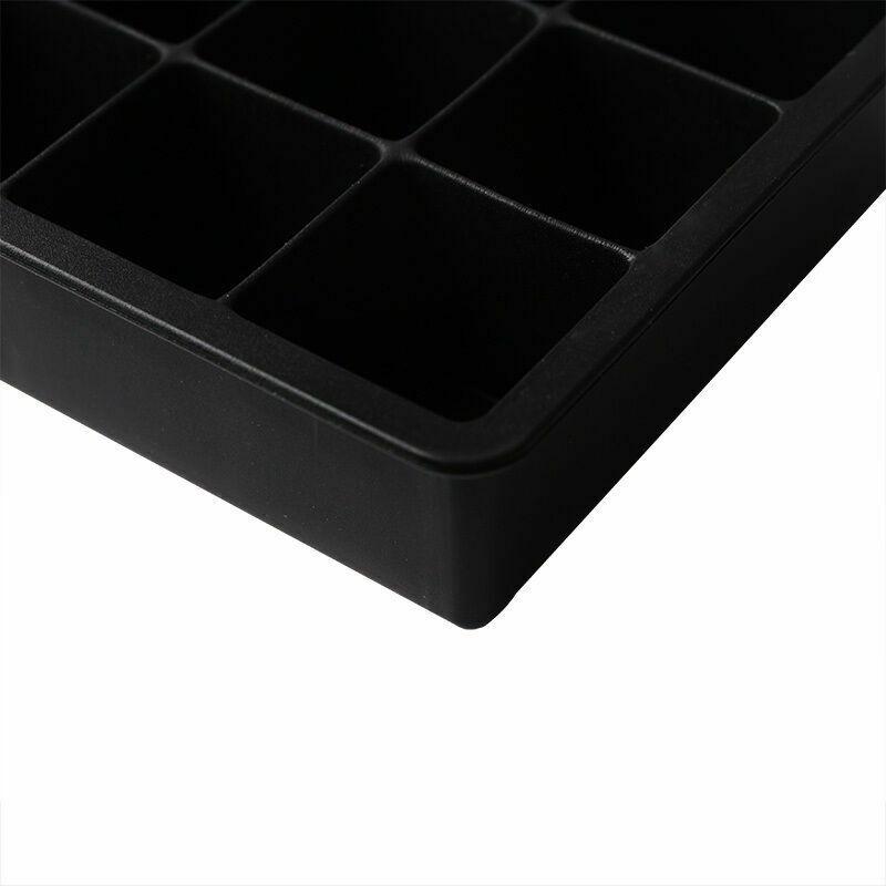 Silicone Ice Cube Maker Form for Ice Candy Cake Pudding Chocolate Molds Easy-Release Square Shape Ice Cube Trays Molds