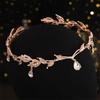 Elegant Rhinestone Forehead Chain for Wedding and Prom Events
