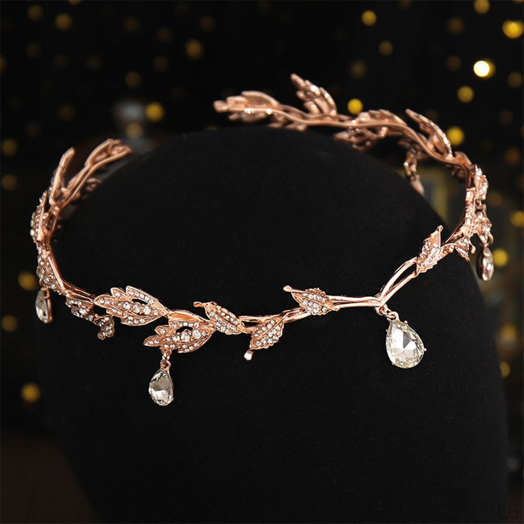 Elegant Rhinestone Forehead Chain for Wedding and Prom Events