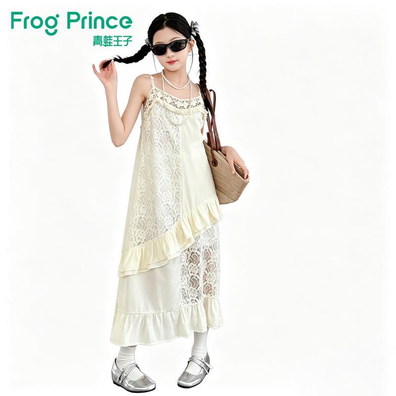 Frog Prince Girls  Bohemian Lace Maxi Dress 170