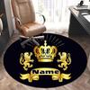 Golden Crown And Lions A Royal Emblem Design Office Carpet Nonslip Carpet Office Chair Mat Design For Home Bedroom Gift Living Roomt6