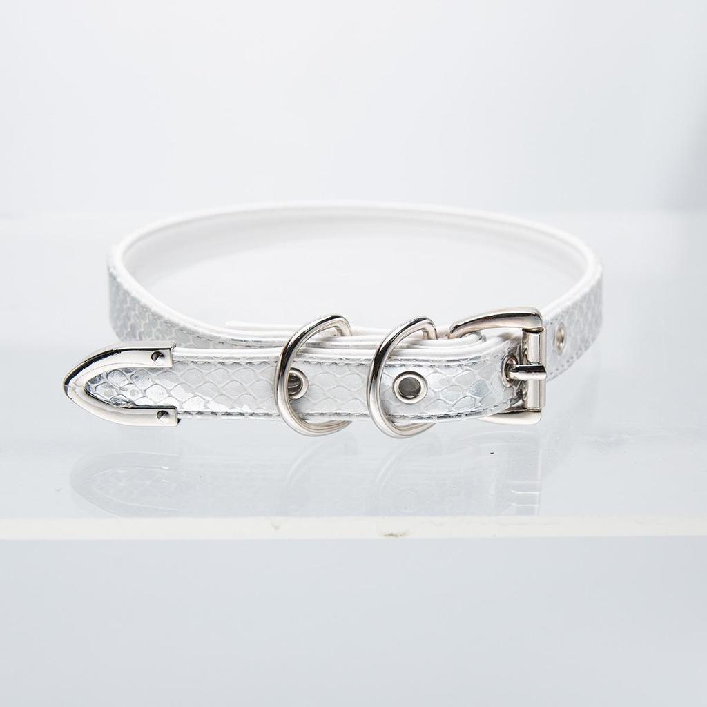 Multicolor Snakeskin Thin Choker Collar - Unique Snake Shape for Women