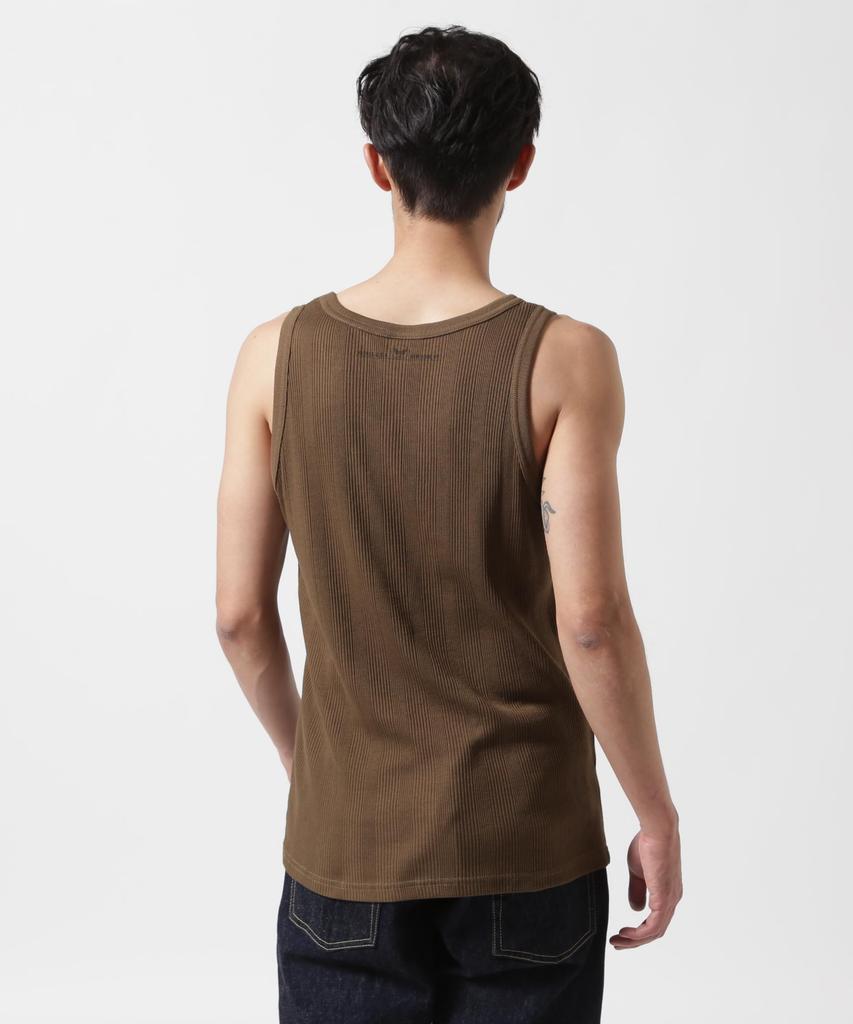 AVIREX RANDOM RIB TANK TOP men's M 310 olive 783-5137002