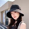Summer Womens Wide Brim Sun Hat With Adjustable Ties For Face Sun Protection Casual Style