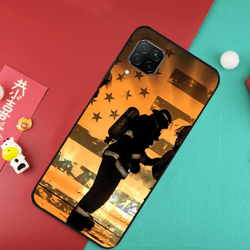 Firefighter Fire Fireman For Huawei Nova 11 Pro 9 10 SE 7i 8i 11i 12i Y73 Y72 Y61 Y91 Y90 Y70 Y60 P30 P40 Lite Case