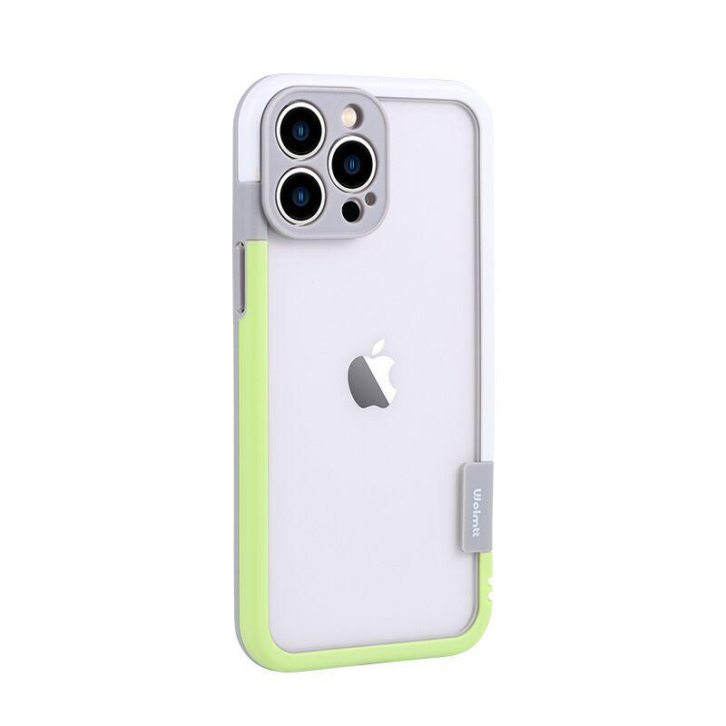 

Liquid Edge Silicone Case for iPhone 16 - Fits 17 Pro Max, 13 & 15; Color Contrast & Full Coverage Protective 13 Pro зелений/білий