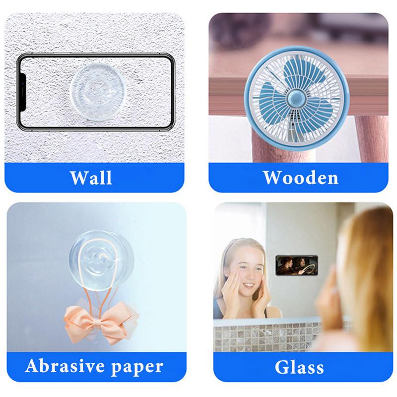 Washable Phone Sticker Compact Car Dashboard GPS Mount Nano Adhesive Holder