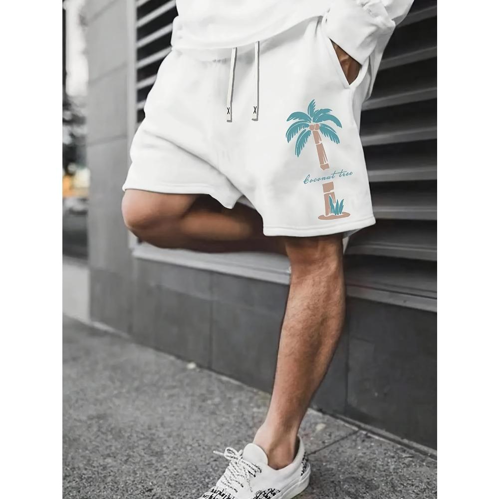 

Men s Unique Printed Shorts Summer Loose Straight-Leg Sports Five-Point Trendy Versatile Edgy Mid Pants M