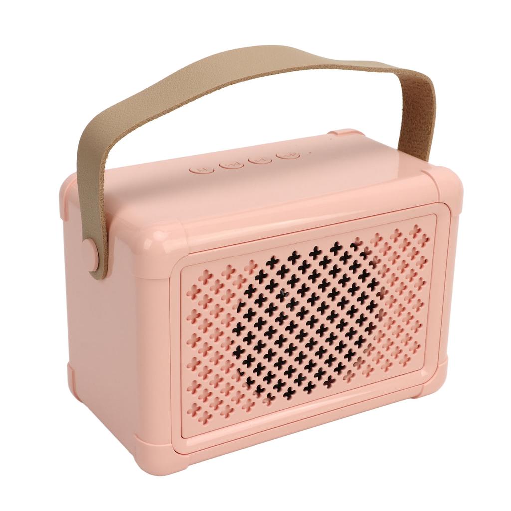 Mini Karaoke Machine with 2 Wireless Microphones Portable Bluetooth Speaker Karaoke Machine Set for