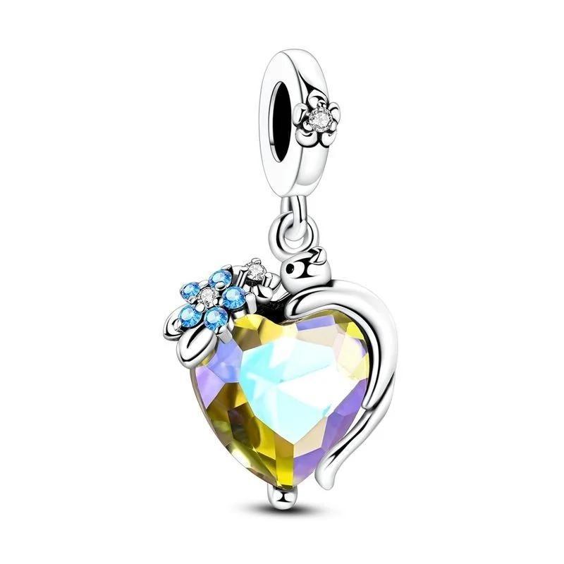 Copper Animal Charms Bear Rabbit Dog Panda Elephant Pig Kapibala Beads Pendants Fit Bracelet Diy Fine Jewelry Gift