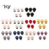 Removable Clothing Buttons 5Pcs Fake Pearl for Clothing, Decorative Brooch Pins, No Instant Fabric Fixer Sew Safety Pins Shirt Neckline Embellishment,