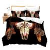 Farm Animal Duvet Cover Set Single King Queen Bohemian Mandala Bedding Set Microfiber Deer Bull Head Cow Skull Comforter Cover