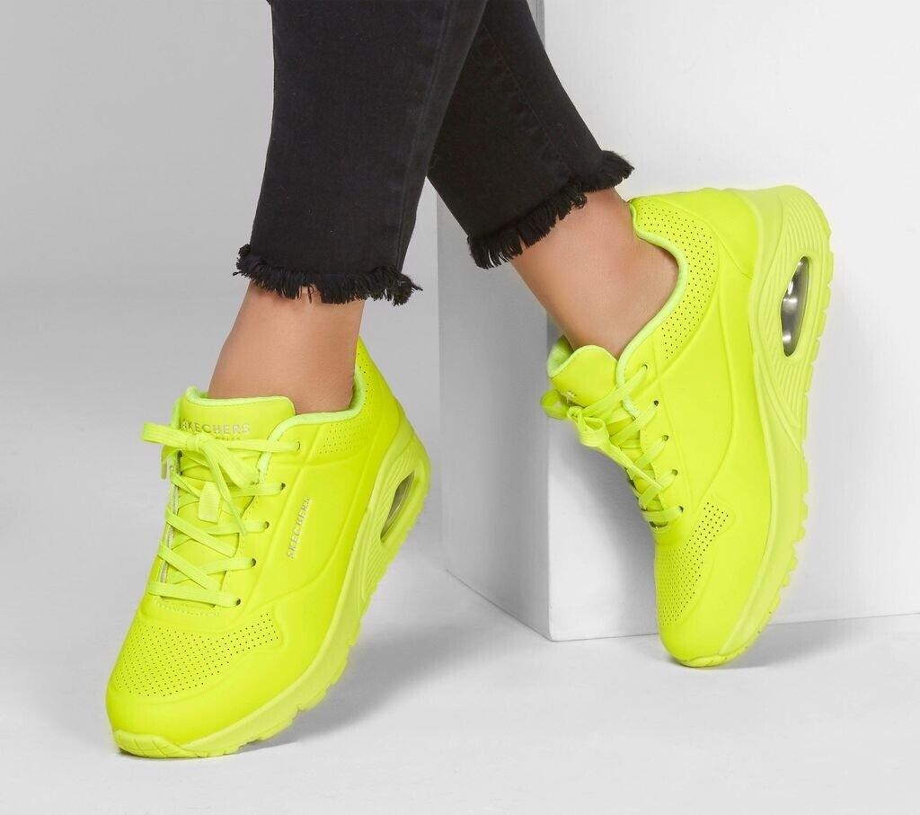 Skechers Uno Night Shades Women's Sneakers (73667) Neon Yellow