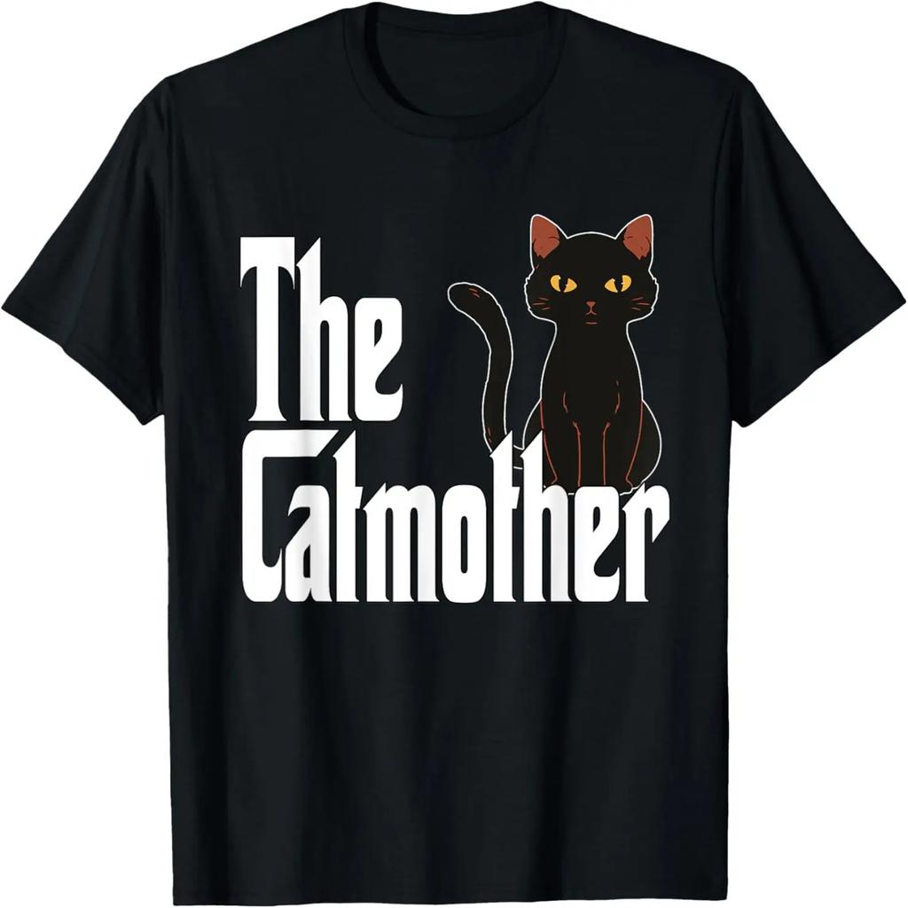 Cat Mother The Catmother Crazy Cat Mom Mama Maglietta
