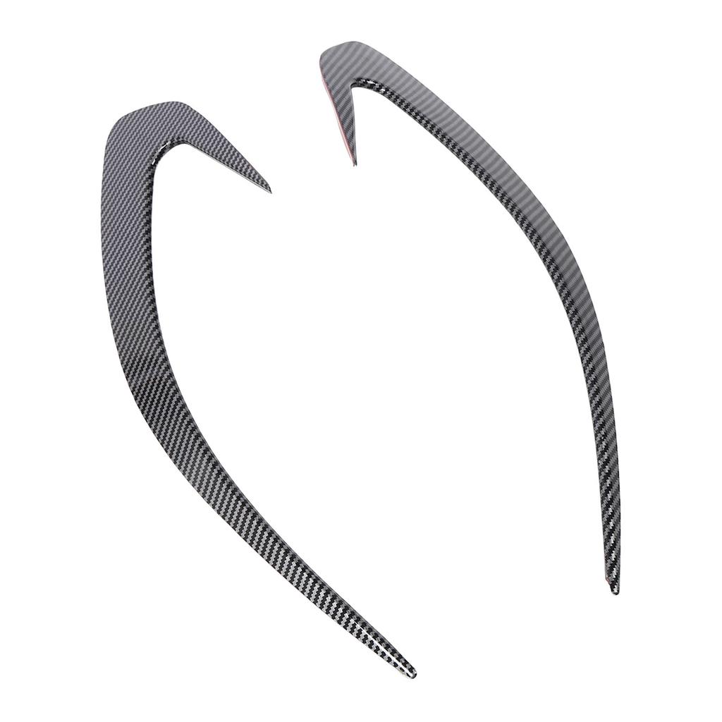 Rear Bumper Spoiler Air Vent Cover Sporty Style Exterior ABS Rear Side Splitter Air Vent Frame Trim Replacement Fo