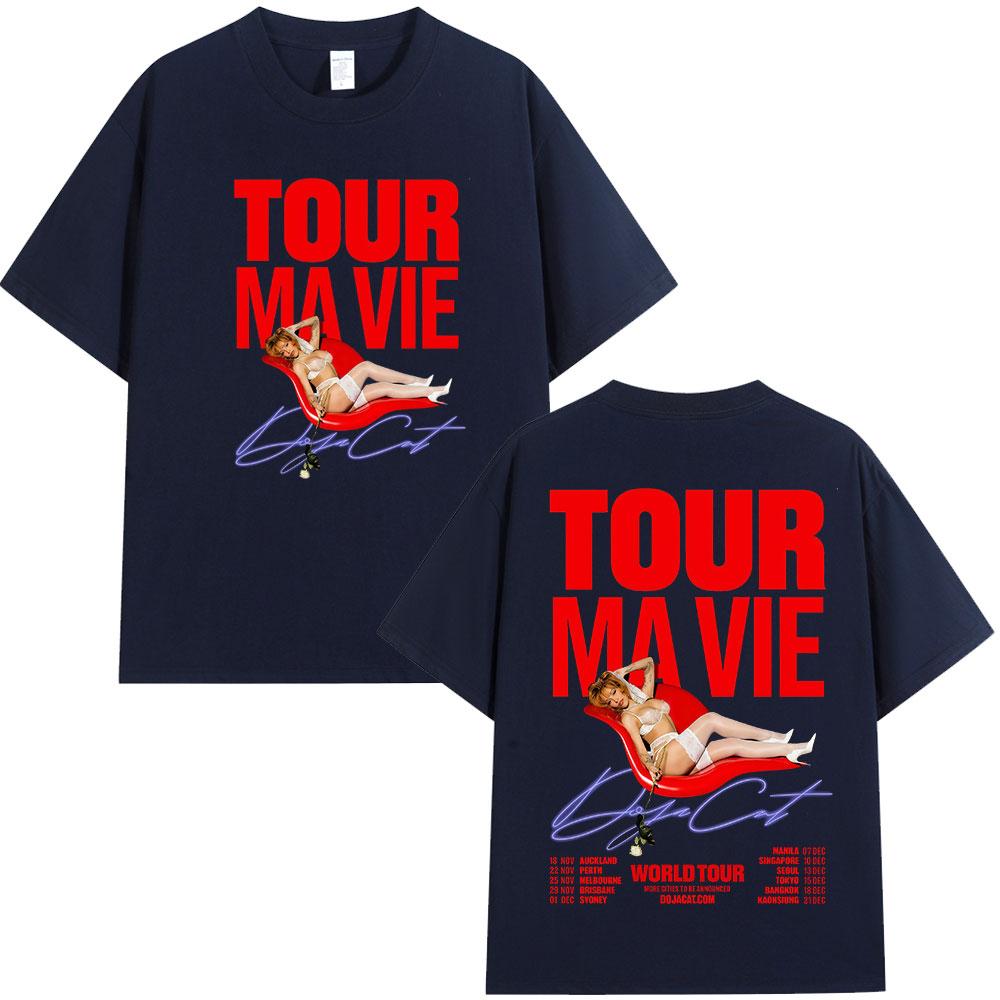 

Doja Cat Ma Vie World Tour T Shirt Fan Gifts Men Women Clothing Harajuku Fashion T-shirts Casual Cotton T-shirt 3XL