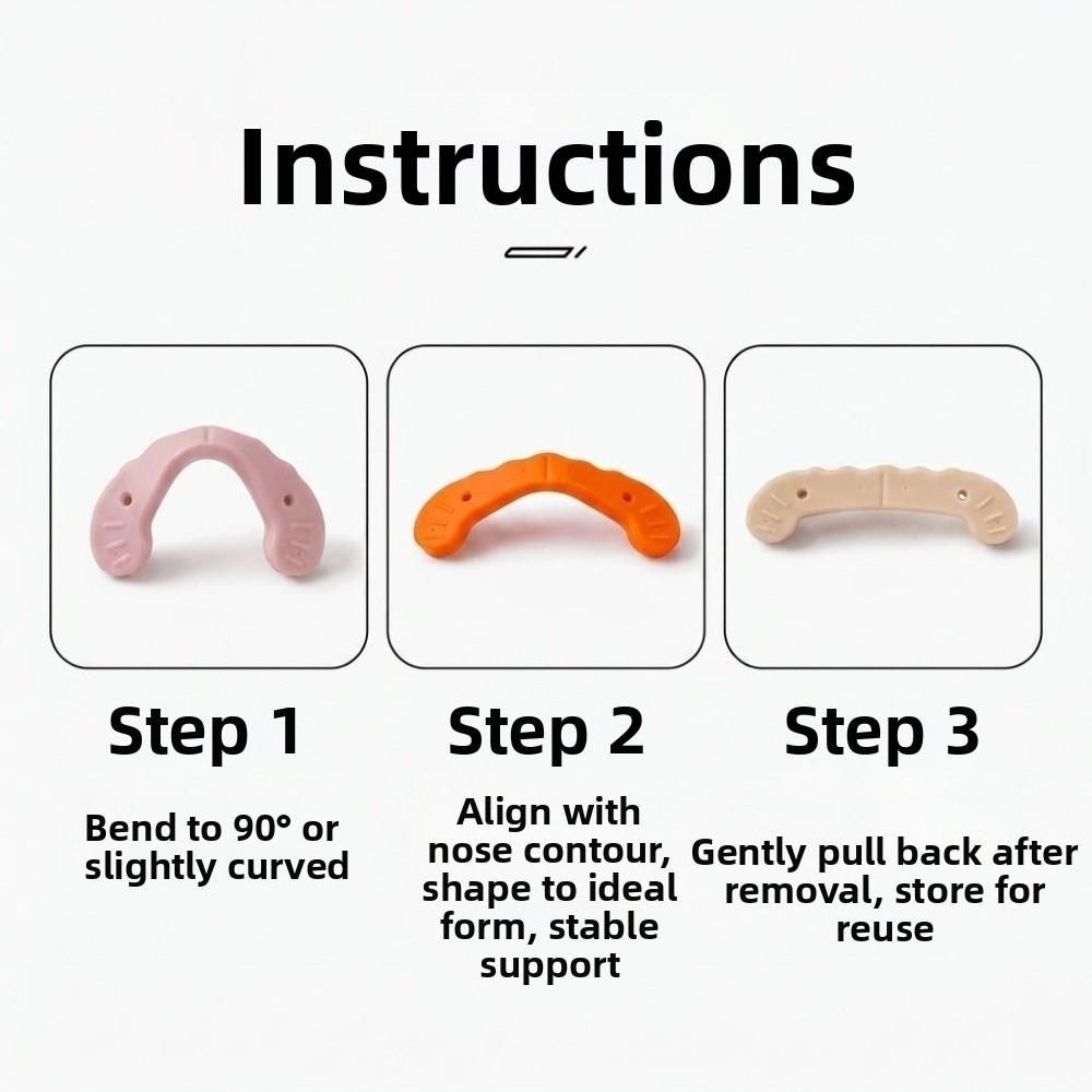 Bendable Nose Bridge Support Flexible Nose Wings Slimming Stickers Nose Shaping Tool