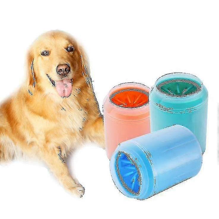Pulitore per cani Spazzola per cani Pulitore per zampe di cane Lavapiedi per cani