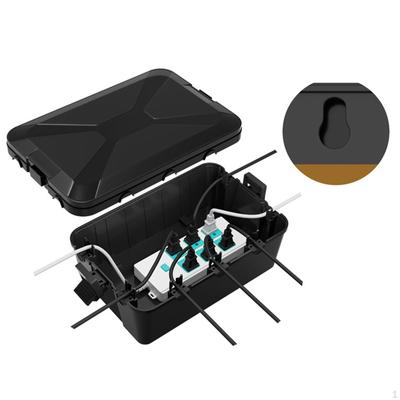Outdoor Electrical Box Waterproof Connection Dustproof Weatherproof Black Extension Cord Cover
