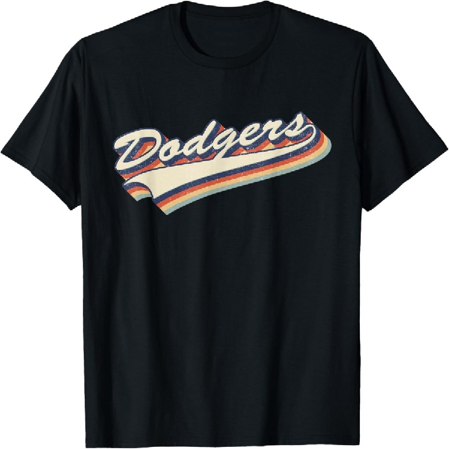 Винтажная футболка Dodgers Name в стиле ретро 70-х, 80-х, 90-х годов, подарок для мужчин и женщин S