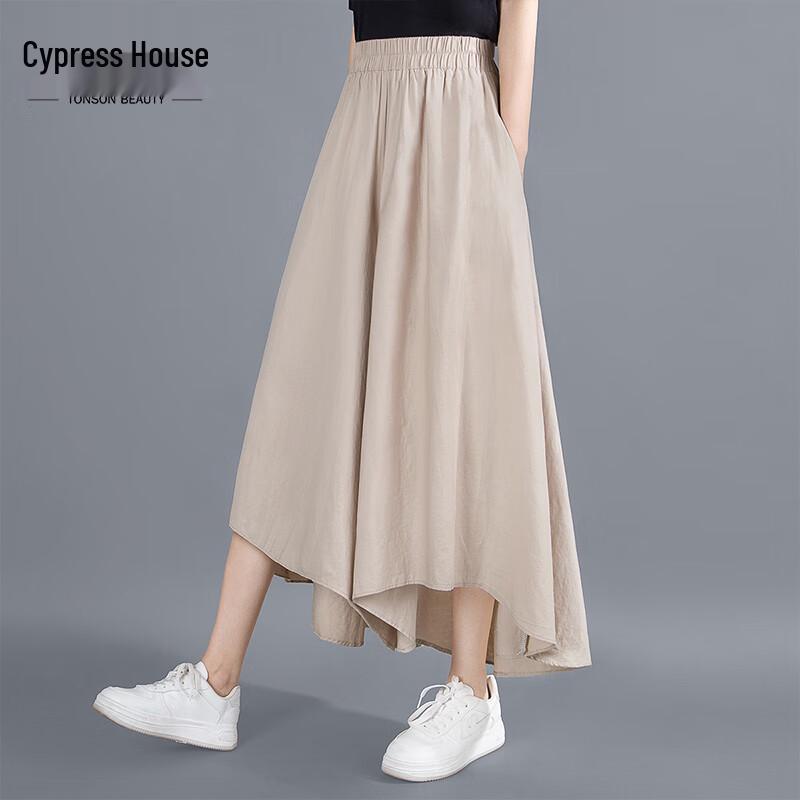 Women s 2025 S/S Irregular Wide-Leg Casual Pants M