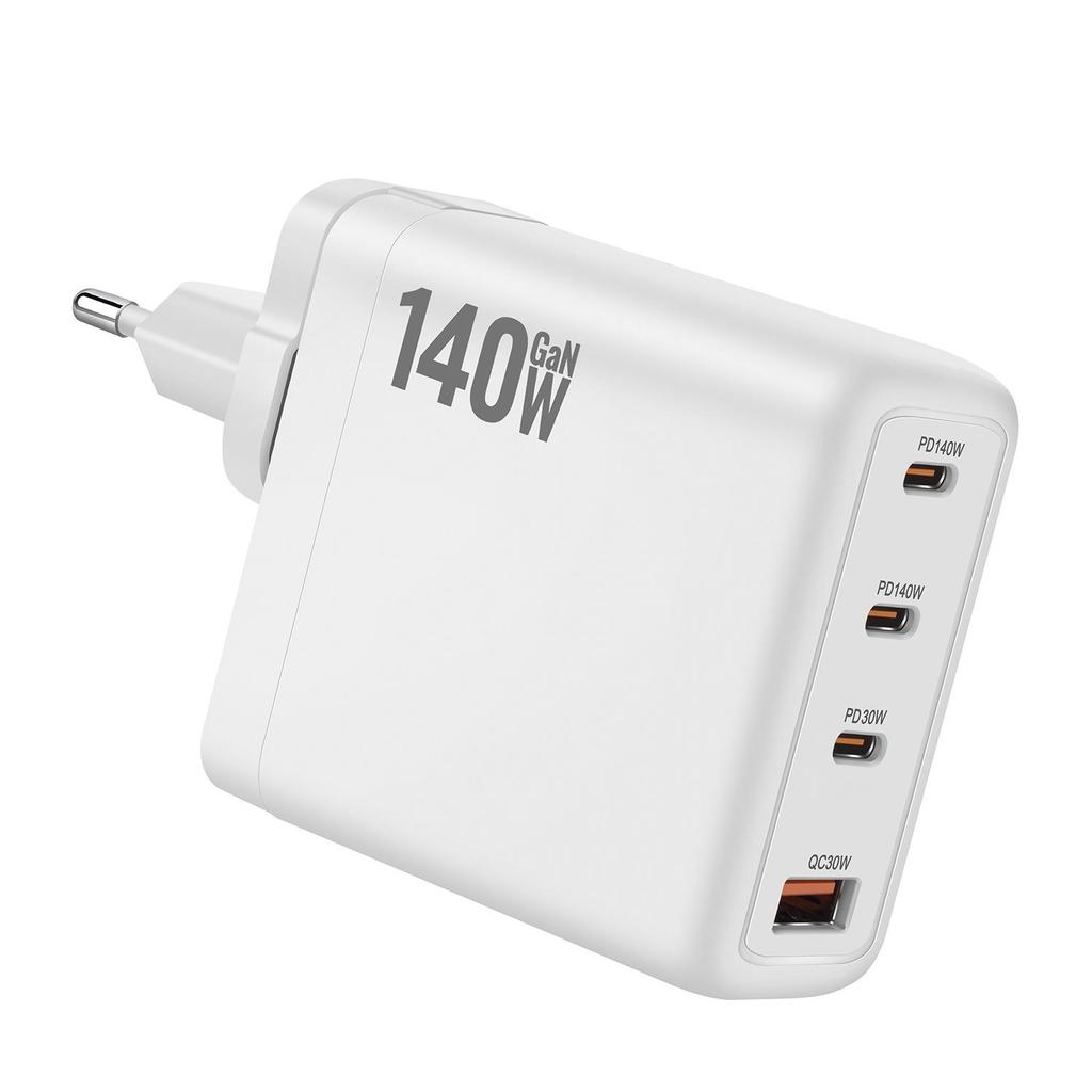 140W Gallium Nitride PD3.1 Multi-port Fast Charger for Laptops & Phones