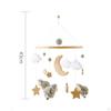 Crib Mobile Felt Hanging Decoration Early Development Nursery Decor Newborn Rattles Bed Bell Toy for