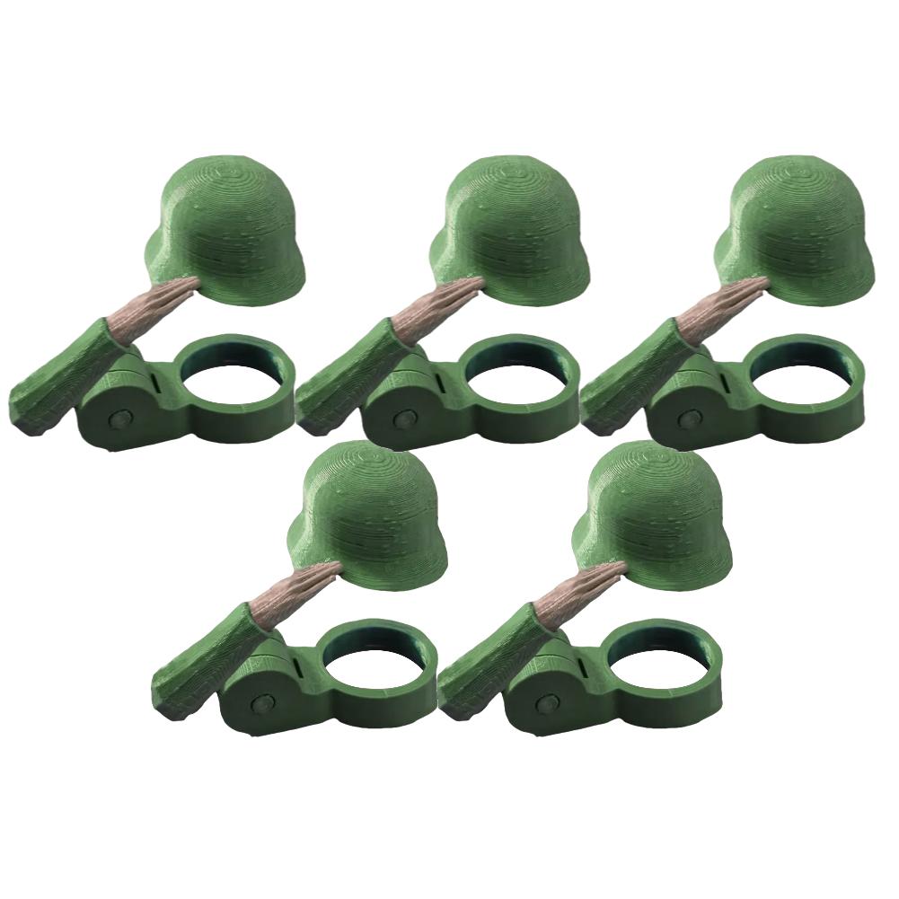 5-1PC Reusable Beer Helmet Topper Creative Soldier Beer Bottle Cap for Party Bar Veterans Enthusiasts Funny Beer Bottle Stopper