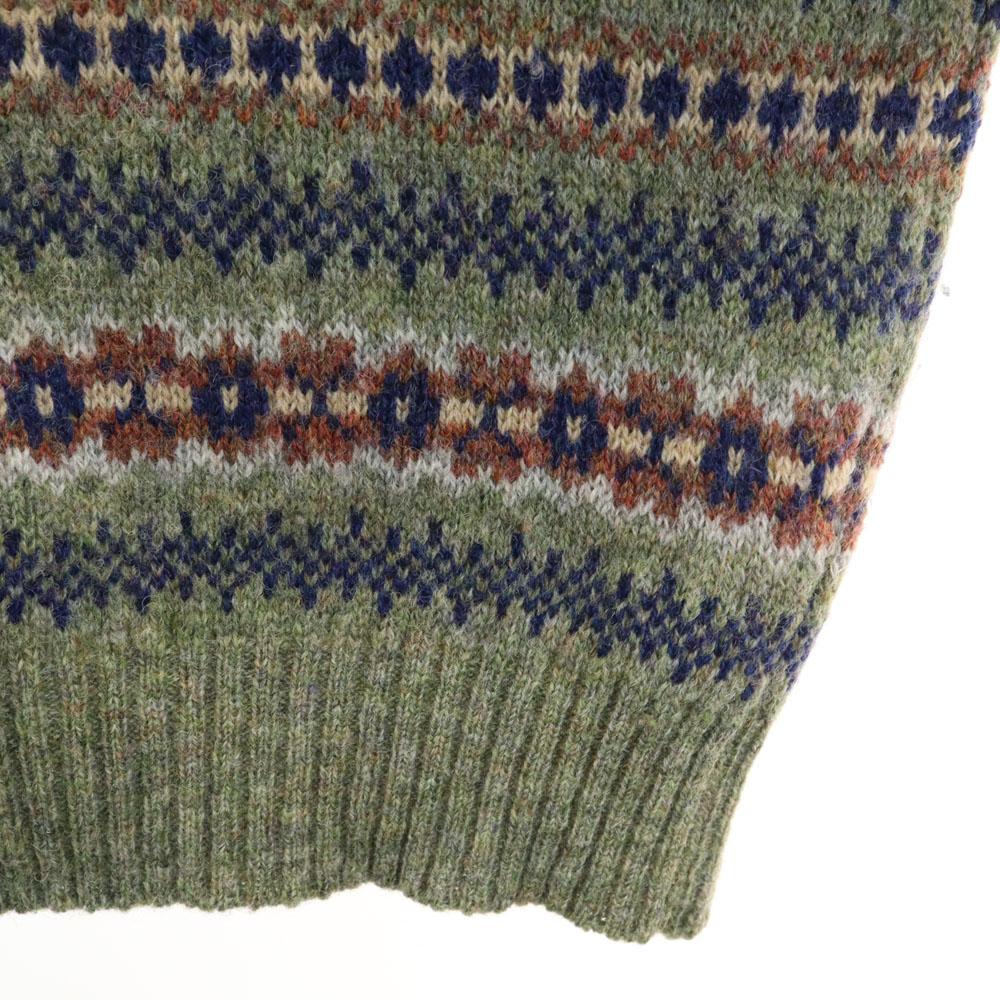 BRAEMAR 80s 90s Made in Scotland Old Overall handle Long sleeve sweater Men's Used