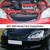 Honda Civic 1996-98 ABS Carbon Fiber Grille Modification