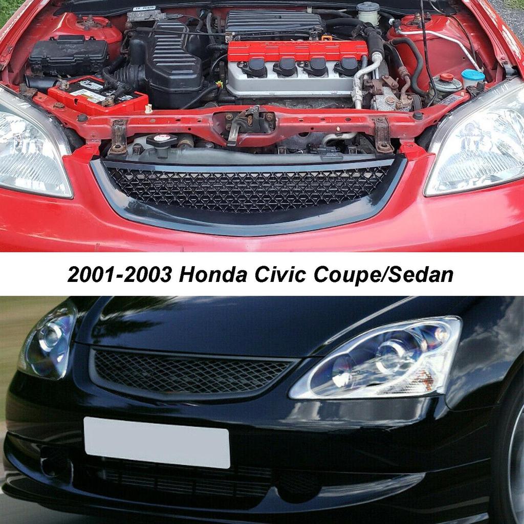 Honda Civic 1996-98 ABS Carbon Fiber Grille Modification