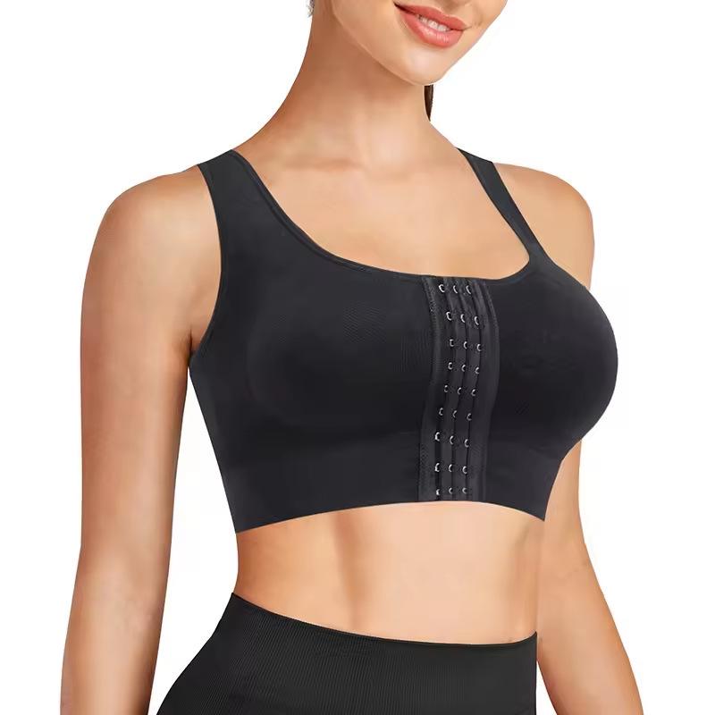 High-End Adjustable Front Closure Comfort Bra: Enhances Shape with Adjustable Support