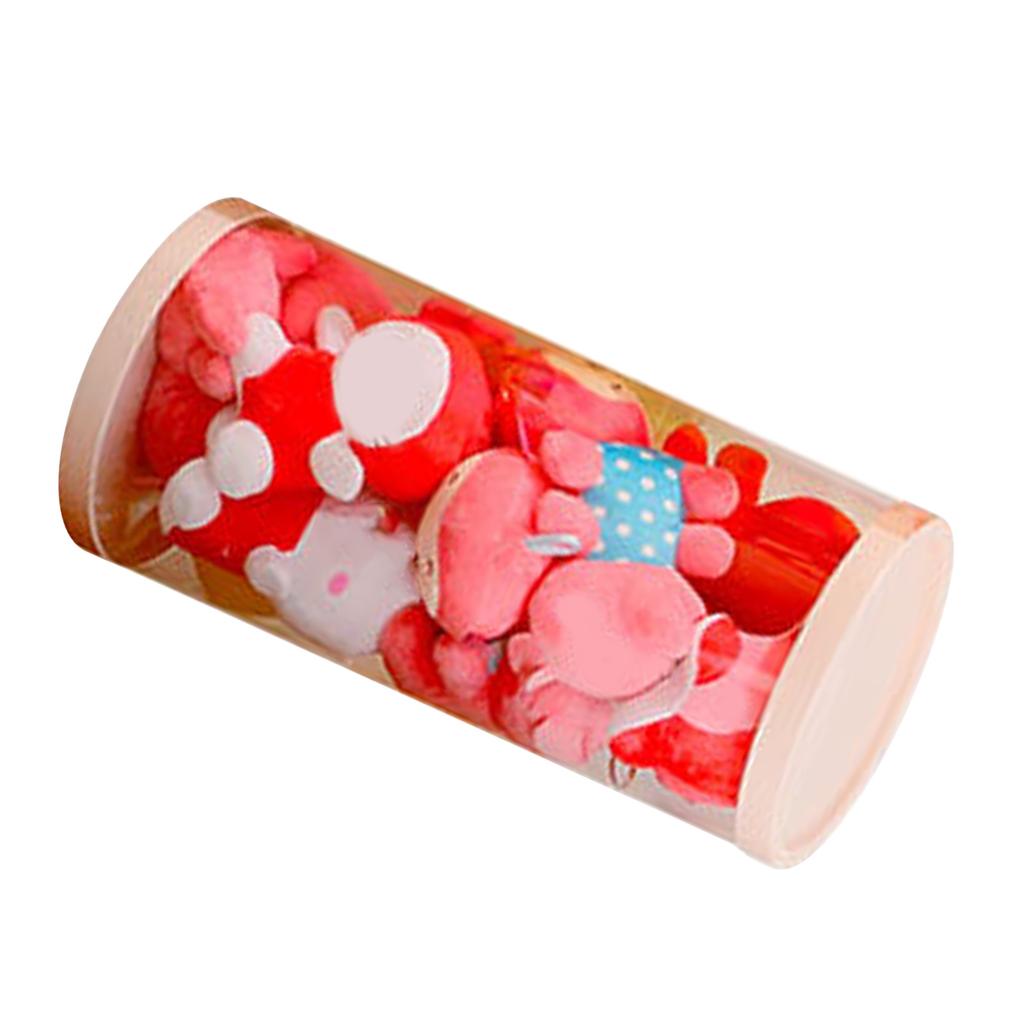 Secchio Trasparente Rotante in PVC per Bambole 26cm Secchio per Conservare Peluche per la Casa 50cm 19.7in