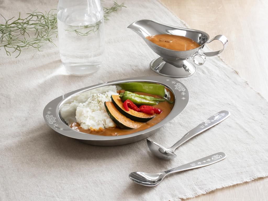 Skater Stainless Steel Sauce Pot/Gravy Boat, Dishwasher Safe, Disney Aladdin Genie Design, KSSP1-A