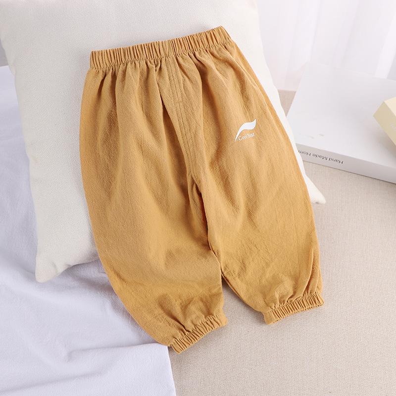 Unisex Baby Mosquito Prevention Pants for Summer with Breathable Fabric and Elastic Waistband