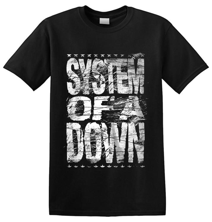 SYSTEM OF A DOWN -  Distressed Logo  T-Shirt XXXXL