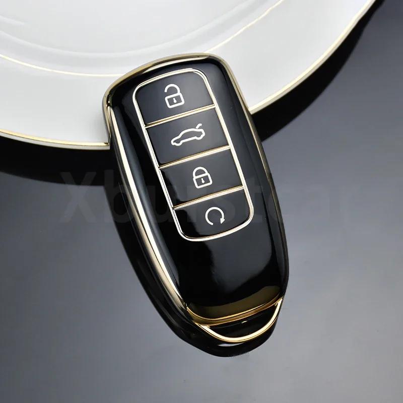 Soft TPU Car Remote Key Case Cover Shell Fob Holder for Chery Tiggo 8 2022 Pro 7 Arrizo 5 Tiggo 8 Plus New 5 plus 7pro 2022 Max