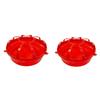 Simple Chicken Feeder Food Container Waterer Bowl for Poultry Small Bird Chickens and Ducks Quails Feeding Supply