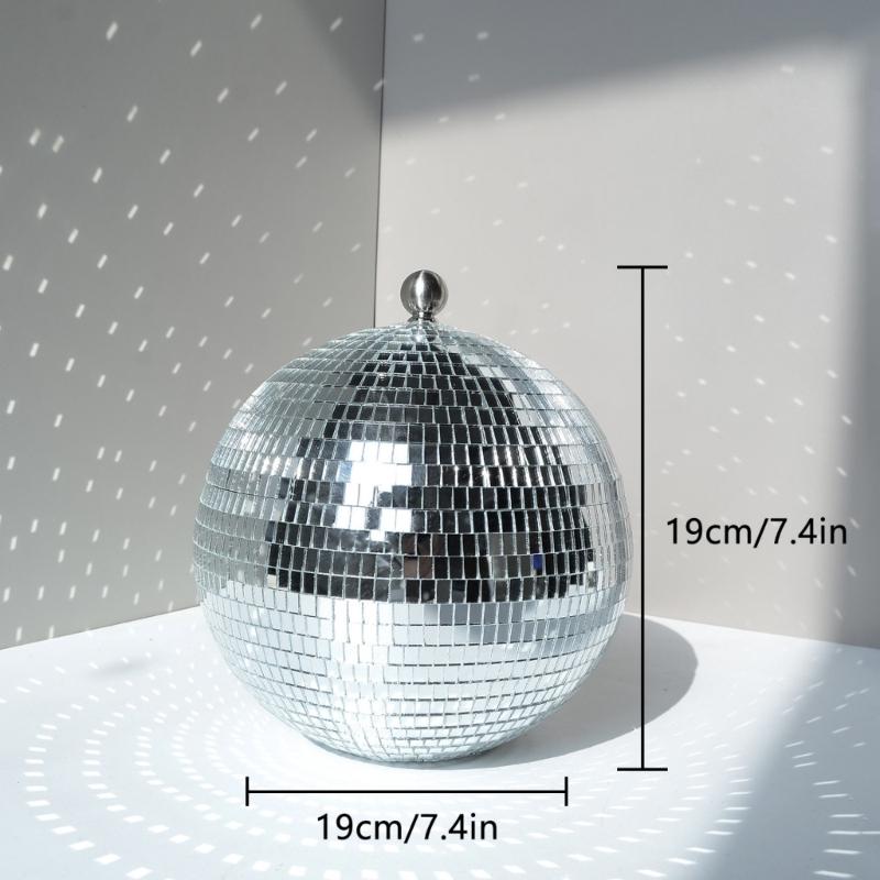 Reflexní Zrcadlový Disco Míč Chladiče Nápojů Kbelík na Led Pro Koktejly Párty Grilování Narozeniny Sváteční Setkání