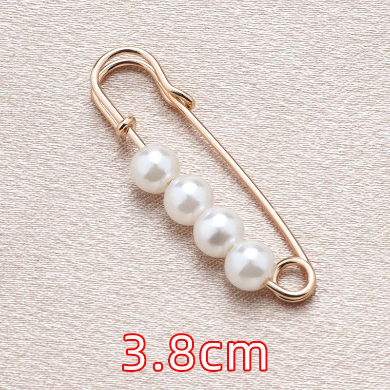 Pearl Waist Pins, Accessories, Dresses, Large Waistband, Small Clothes Neckline, High-end Anti-light Brooch
