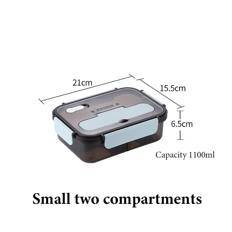 Transparent Lunch Box For Kids Food Container Storage Insulated Lunch Container Bento Box Japanese Snack Box Breakfast Boxes 4159₽